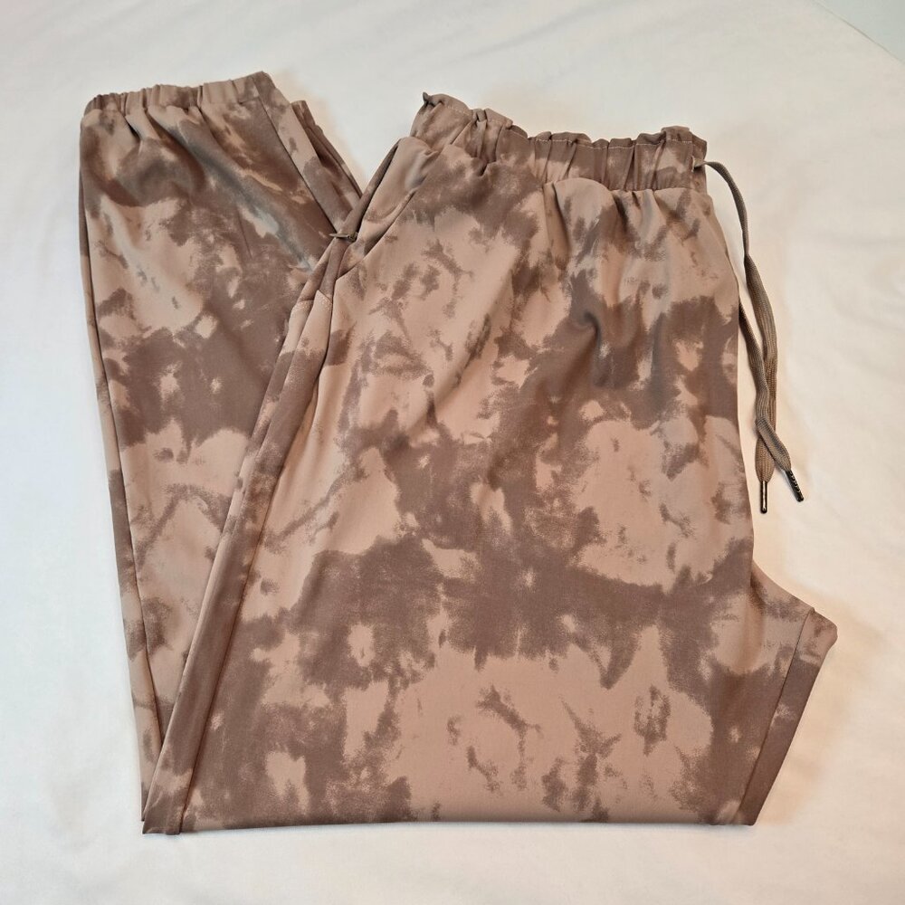 OALKA Joggers -Taupe Tie Dye  Sz: XXL - Picture 4 of 7